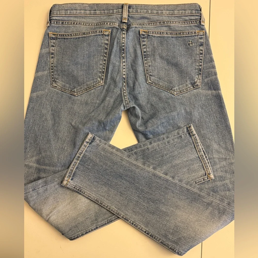 Y2K Rag & Bone/Jean Women's The Dre Low Rise Skinny Jeans Color Sunset Size 27 - Picture 13 of 13